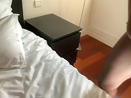 Mature blonde gets two in her at a time