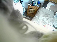 Mature lady caught using two dildos