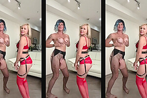 Me And My Sissy Friend Dance After Depilation