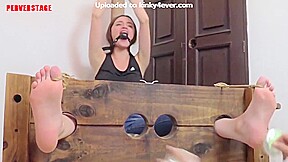 Melissa Stocks Tickle Torment Bondage Girl
