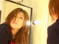Mellow Japanese young whore Aki Tsugihara in hot amateur sex video