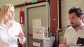 Michael Cheritto And Melany Paris In Tall Milf Gets Fucked In The Warehouse By Mich