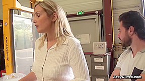 Michael Cheritto And Melany Paris In Tall Milf Gets Fucked In The Warehouse By Mich