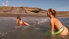 Mika and Bianca at Tenerife