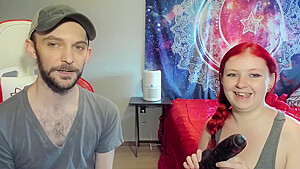 Momonii Black And Red Fantasy Dildo Unboxing And Masturbation With Sophia Sinclair And Jasper Spice