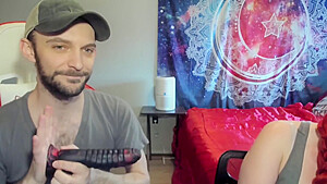 Momonii Black And Red Fantasy Dildo Unboxing And Masturbation With Sophia Sinclair And Jasper Spice