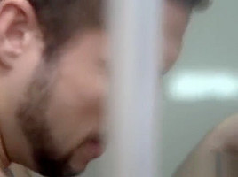 Muscle gay oral sex with cumshot