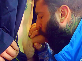 Muscled Feels Up To Hard Pounding