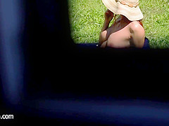 My Neighbors Step daughter Is Tanning Naked In The Garden