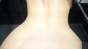 My Step mother is shopping and my stepfather is fucking me in a public toilet