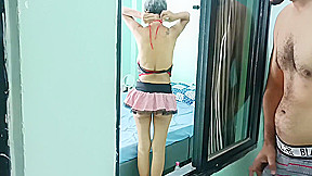 My Stepmother Leaves The Window Open, She Is Naked, I Get Hard And I Fill Her With Semen