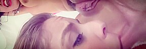 My stepsister came home with a friend I persuaded them to have sex