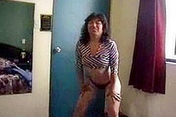 My wife stripping