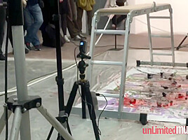 Naked Skinny Vixen In The Museum - Public Nudity