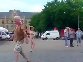 Naked in Erfurt