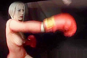 Nasty blonde jerks off a cock and gets cum on face