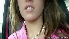 Naughty brunette teen 18+ masturbates
