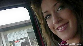 Naughty brunette teen 18+ masturbates