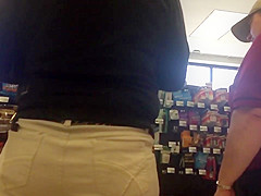 Nice white booty in khakis