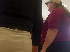 Nice white booty in khakis