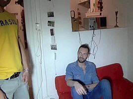 Nicko fucked by Delta Kobra for fun casting - CrunchBoy