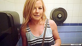 Nicole Clitman - Fiery Petite Blonde Gets Fucked In Public And She Loves It