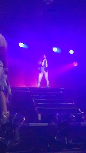 Nicole Scherzinger performing 'Poison''