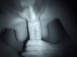 Night vision blowjob slut