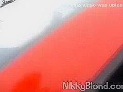 Nikky Blond And Horny Blonde In Gets Fucked Outdoors In Snow