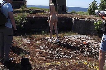 Nude Shooting At An Abandoned Military Base, Totleben Island 6 Min