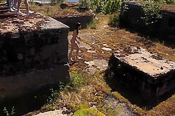 Nude Shooting At An Abandoned Military Base, Totleben Island 6 Min