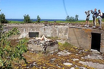 Nude Shooting At An Abandoned Military Base, Totleben Island 6 Min