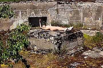 Nude Shooting At An Abandoned Military Base, Totleben Island 6 Min
