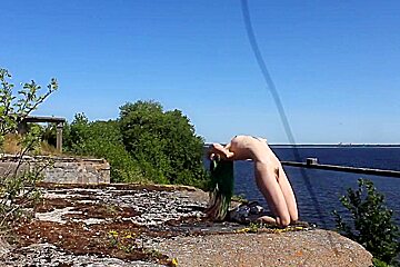 Nude Shooting At An Abandoned Military Base, Totleben Island 6 Min