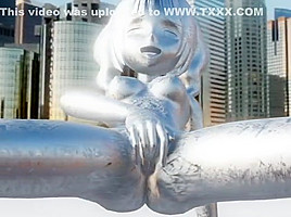 Nude statue of the sunset