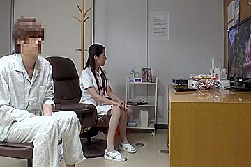Nurse Doing Her Job Holds On To Her Patients Erection -  2