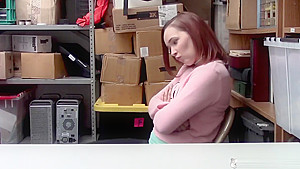 Officer makes april strip down to get her cavities well searched