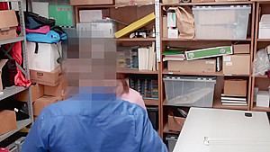 Officer makes april strip down to get her cavities well searched