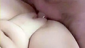 Old man is drilling my twat in doggy position