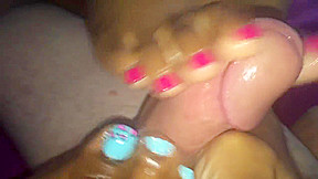 Oreo footjob 2