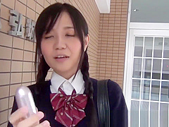 Outdoor asian upskirt