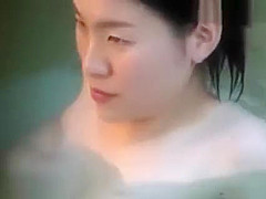 Outdoor bath girls naked