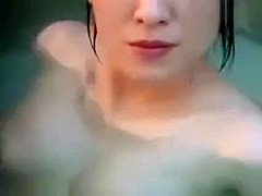 Outdoor bath girls naked