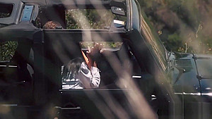 Outdoor sex with my GF while in Rome at the highway