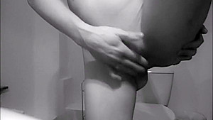 Oxana Tasev fucks her ass in the bathroom #BUTTLOVE2016