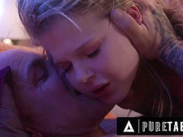 PURE TABOO teen 18+ Coco Lovelock Submits To Overprotective Stepdaddy To Remove Her Chastity Belt