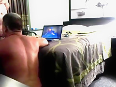 Painter at motel comes into my room for some raw ass