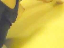 Pale girl fucks in kitchen