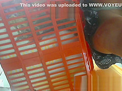 Perfect Upskirt Scene With Blue Panties