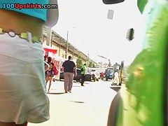 Period upskirt vid